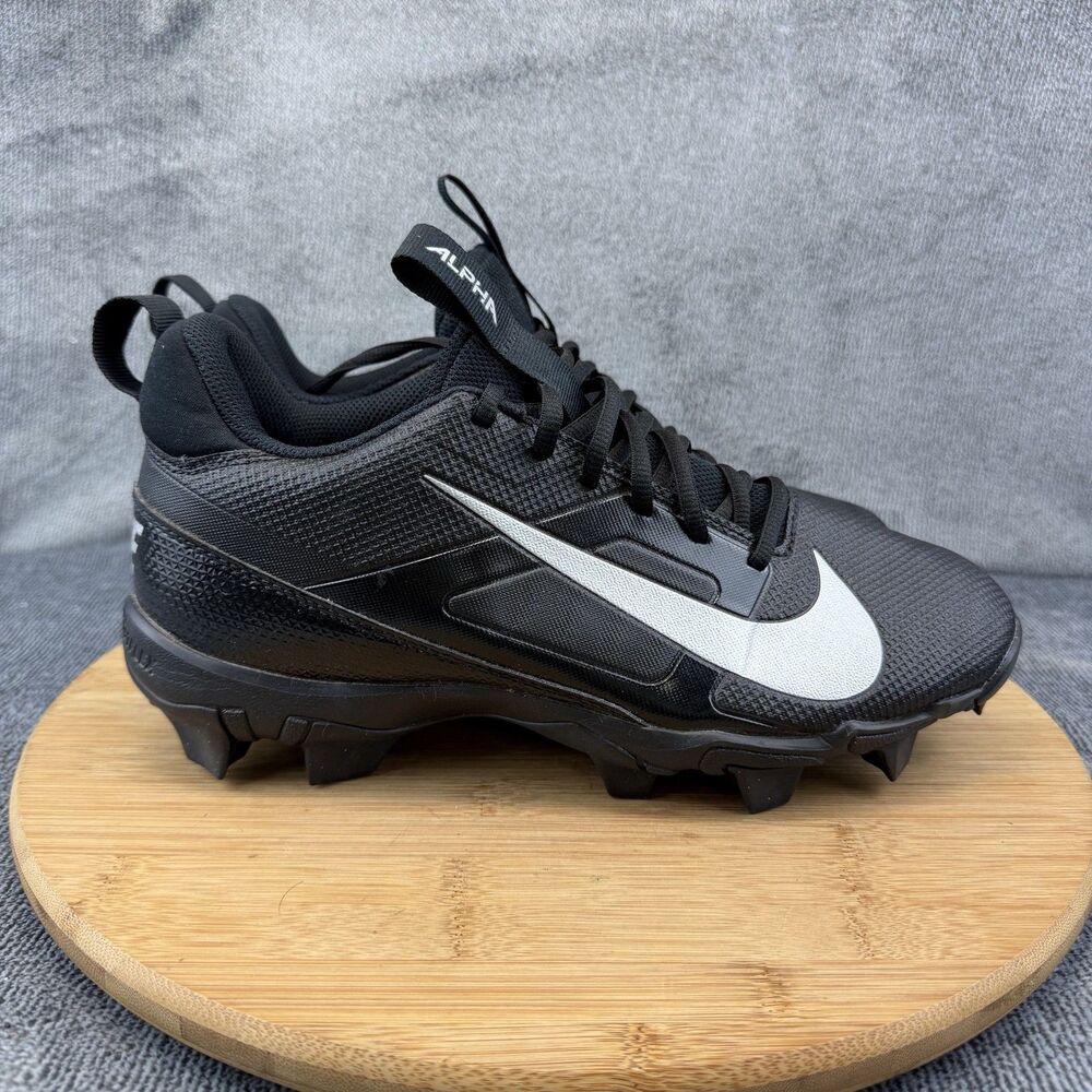 Nike Alpha Shoes Mens Size 8 Black Synthetic Football Cleats FQ3875-002